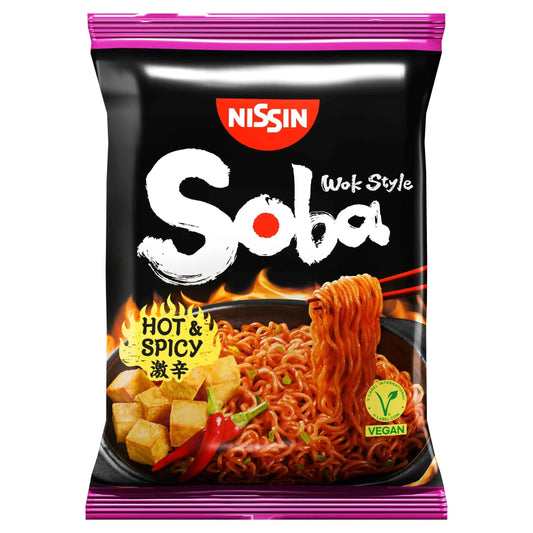Wok Style Soba Instant Noodles - Hot & by NISSIN