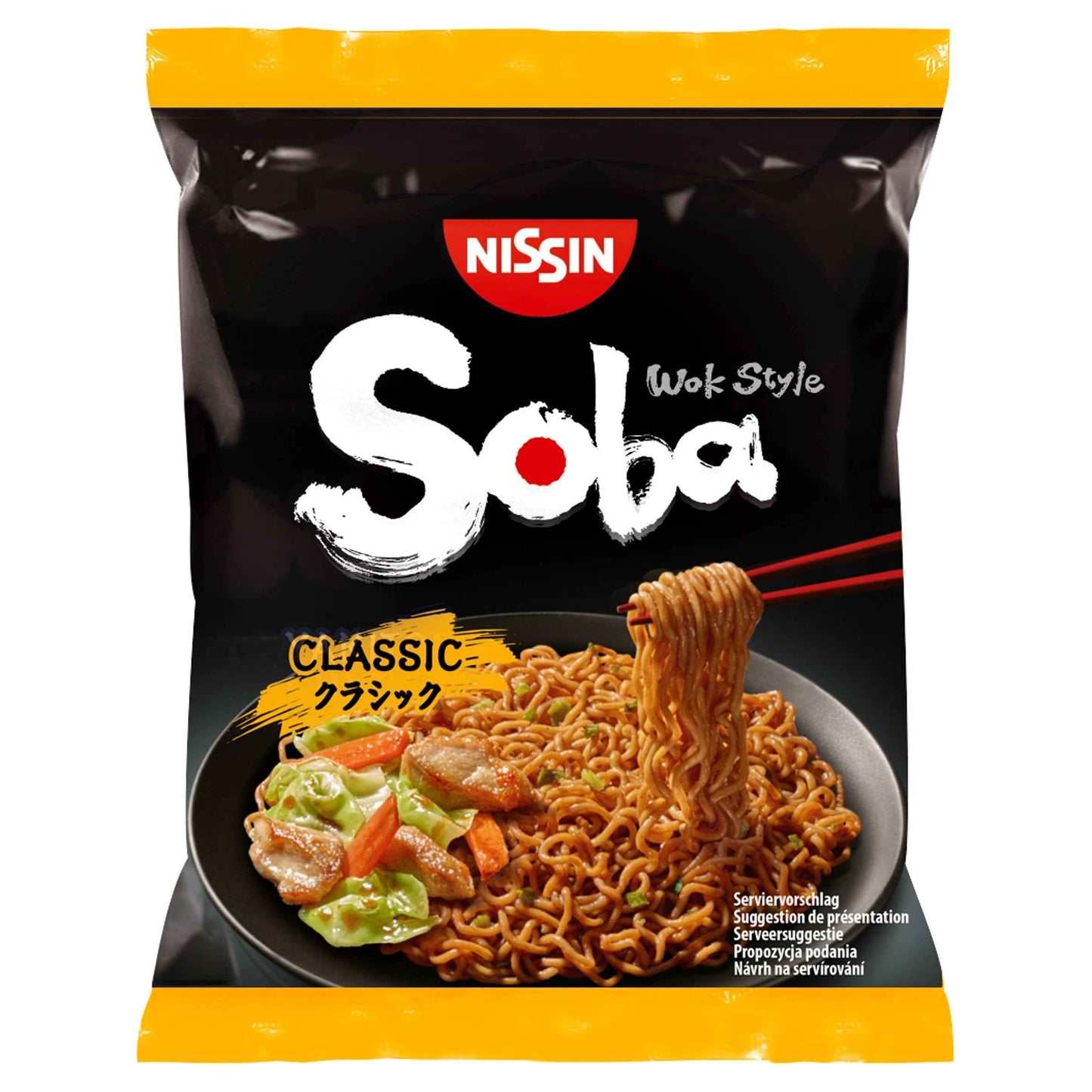 Wok Style Soba Noodles Classic 109g by NISSIN