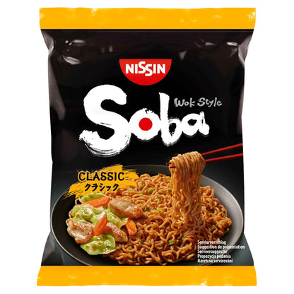 Wok Style Soba Noodles Classic 109g by NISSIN