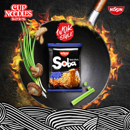 Wok Style Soba Noodles Classic 109g by NISSIN