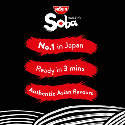 Wok Style Soba Noodles Classic 109g by NISSIN