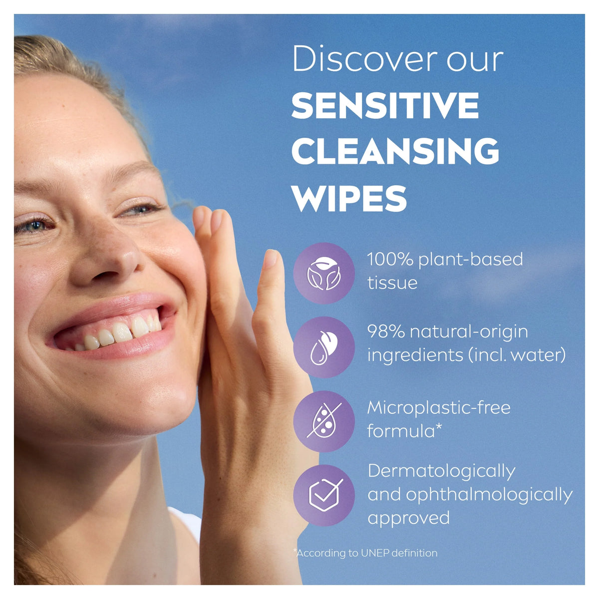 3-in-1 Sensitive Cleansing Wipes 25 Pack by NIVEA