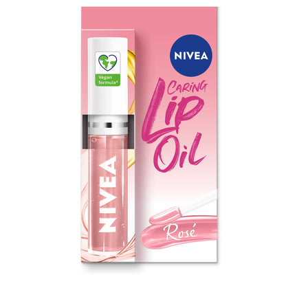 Caring Lip Oil Rose 5.5ml by NIVEA
