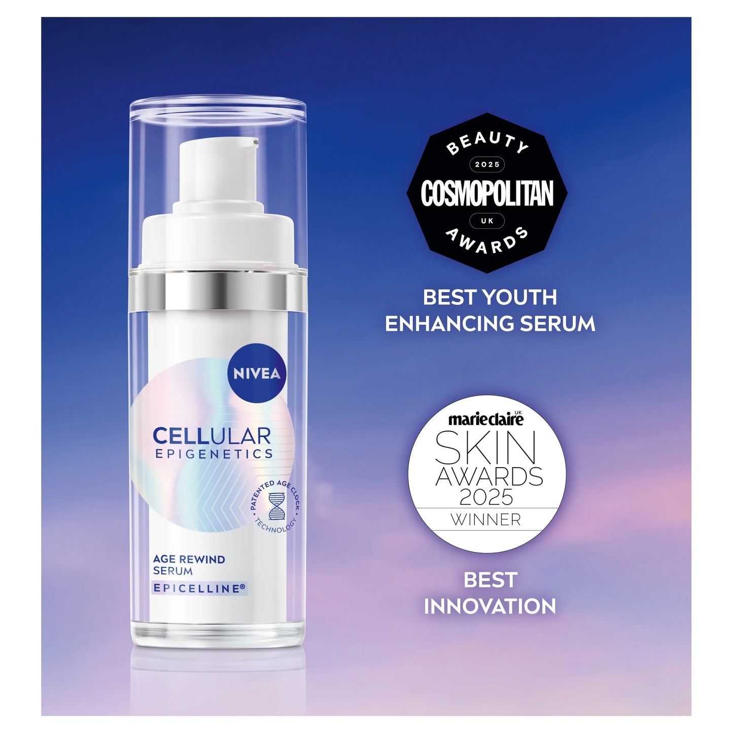 Cellular Epigenetics Epicelline Age Rewind Face Serum 30ml by NIVEA