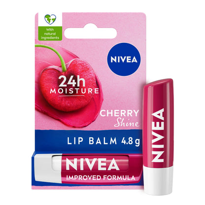 Cherry Shine Lip Balm 4.8g by NIVEA