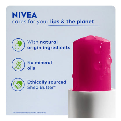 Cherry Shine Lip Balm 4.8g by NIVEA