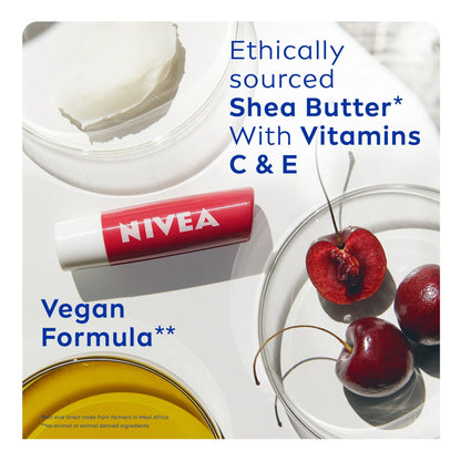 Cherry Shine Lip Balm 4.8g by NIVEA