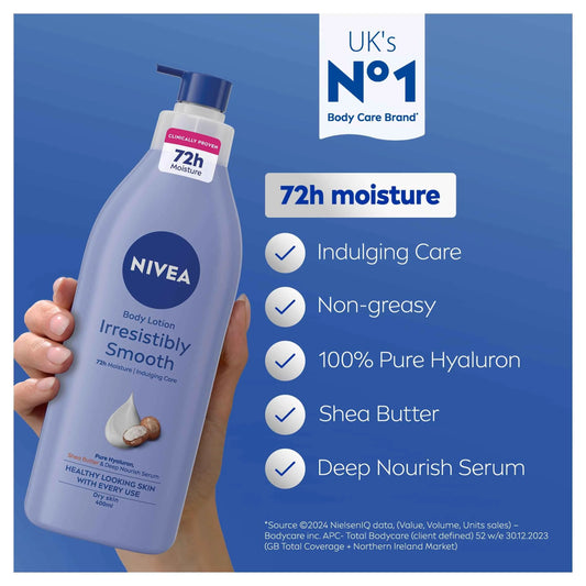 Irresistibly Smooth Body Lotion Dry by NIVEA