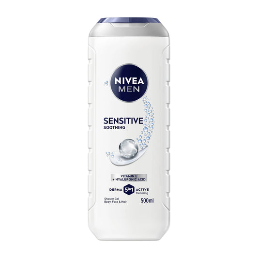 Men Sensitive Shower Gel 500ml by NIVEA