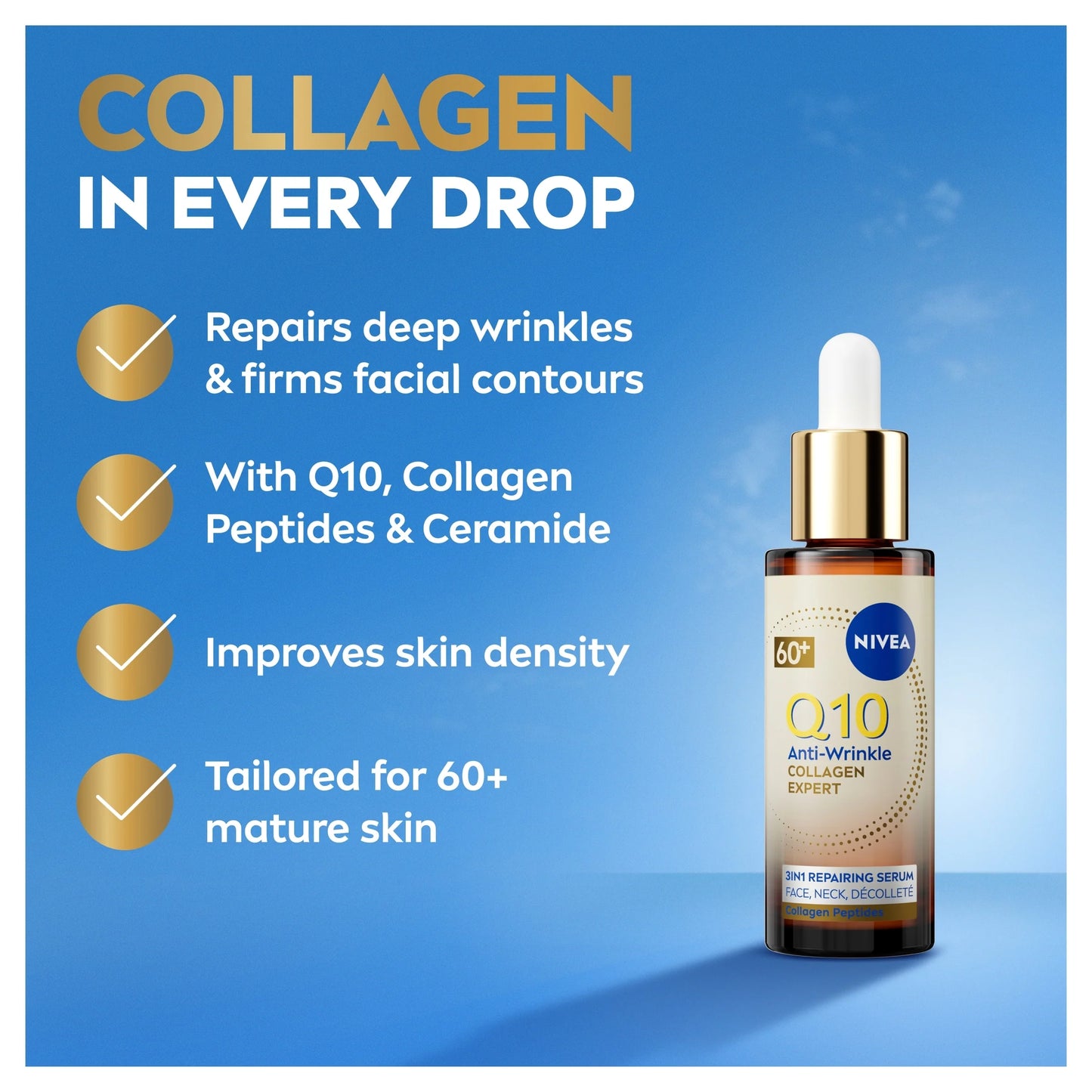 Q10 Anti-wrinkle 60+ Collagen Serum by NIVEA