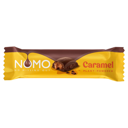 Vegan & Free From Caramel Chocolate Bar by NOMO