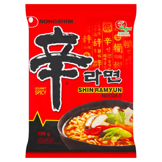 Nong-shim Instant Shin Ramyun Noodle Soup 120g by NONG SHIM