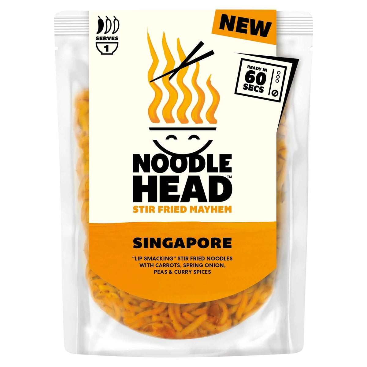 Singapore Stir Fried Noodles 200g by NOODLE HEAD