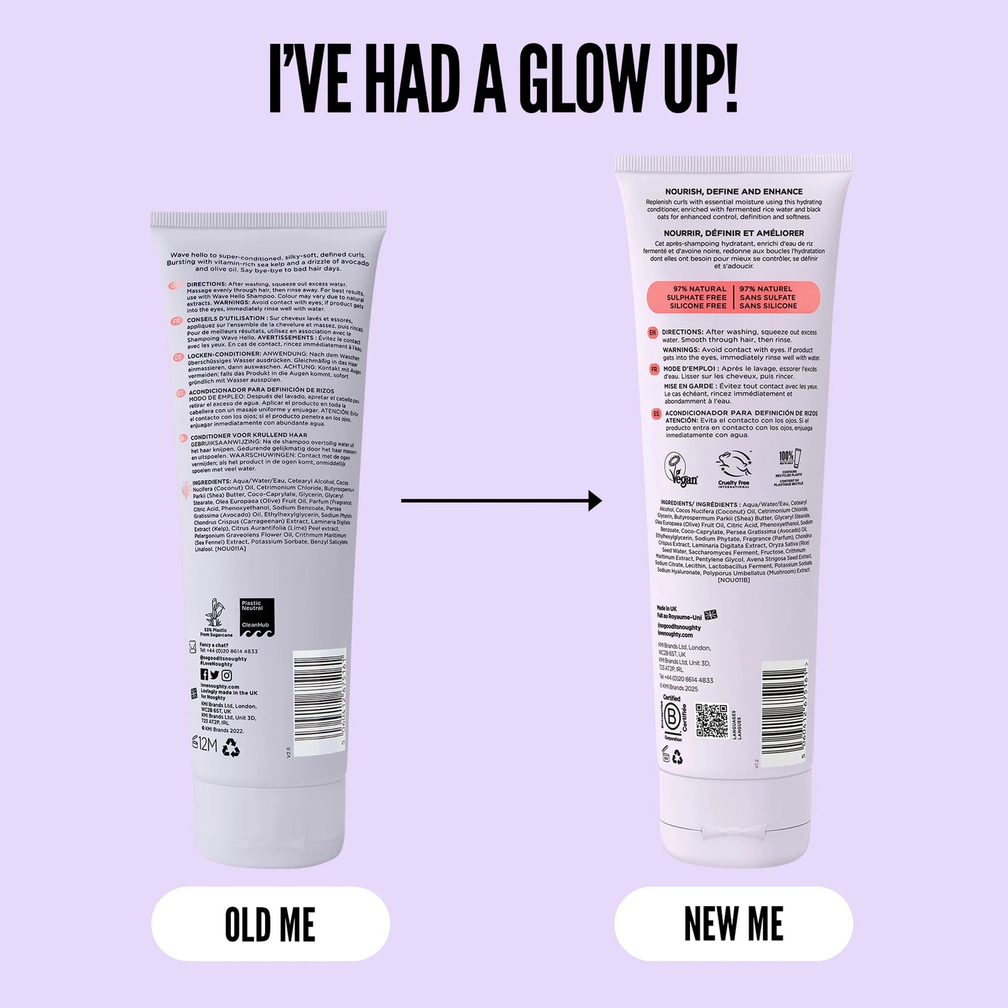Wave Curl Defining Conditioner 250ml by Noughty