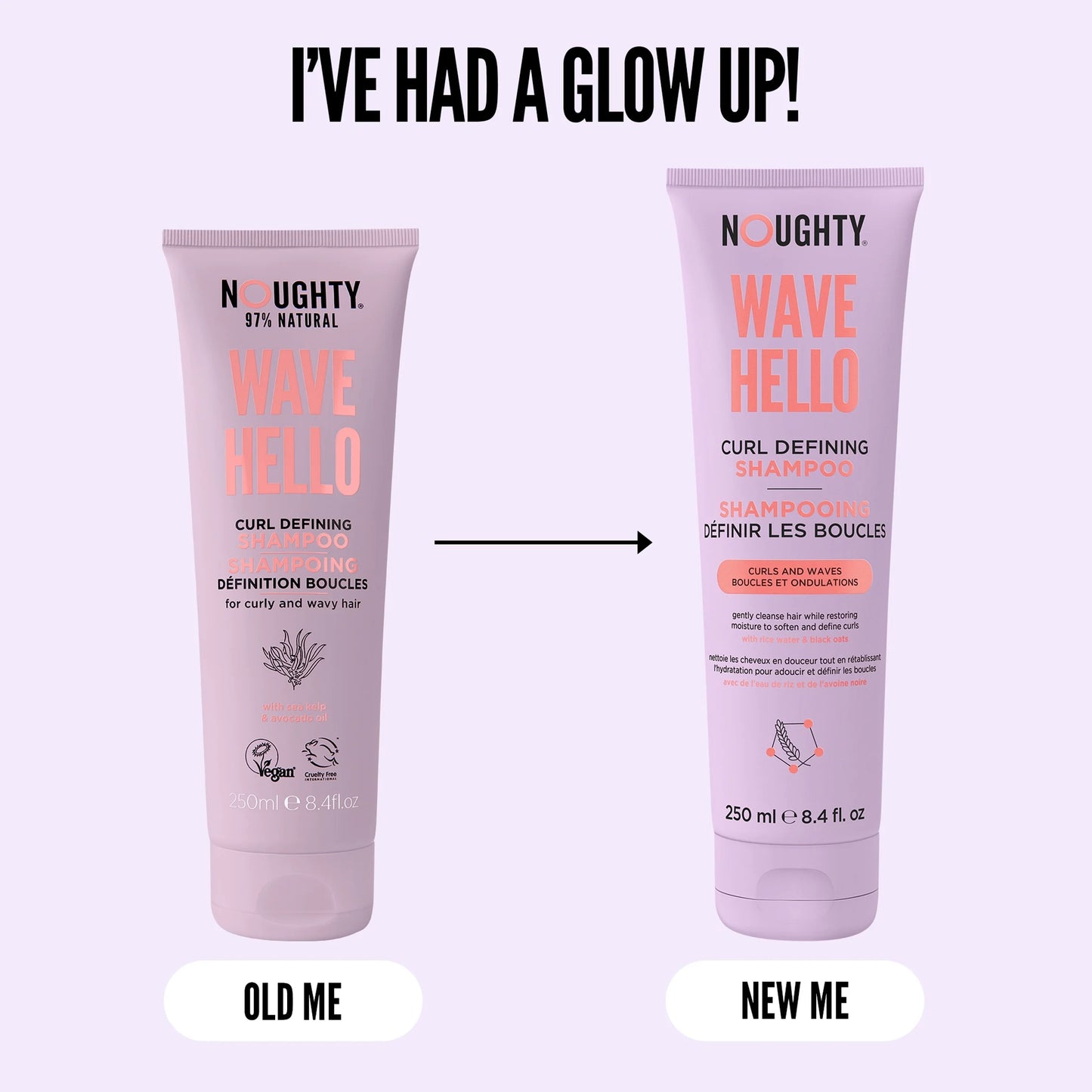 Wave Curl Defining Shampoo 250ml by Noughty