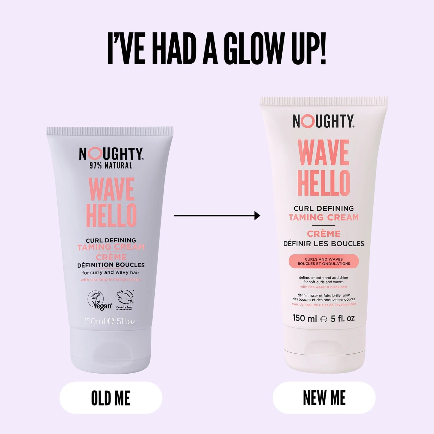 Wave Curl Defining Taming Cream 150ml by Noughty
