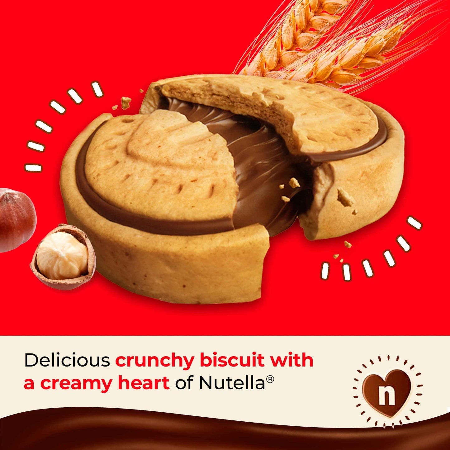 Biscuits 20 Pieces 276g by NUTELLA