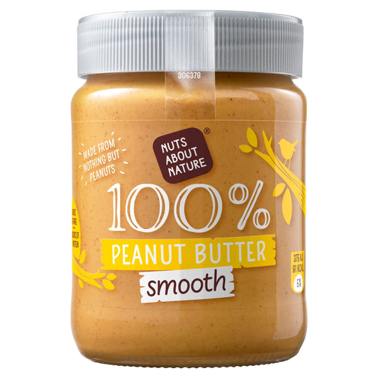 Nuts About Nature Peanut Butter Smooth 340g by NUTS ABT NATURE
