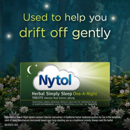 Herbal Simply Sleep One-a-night Tablets by NYTOL