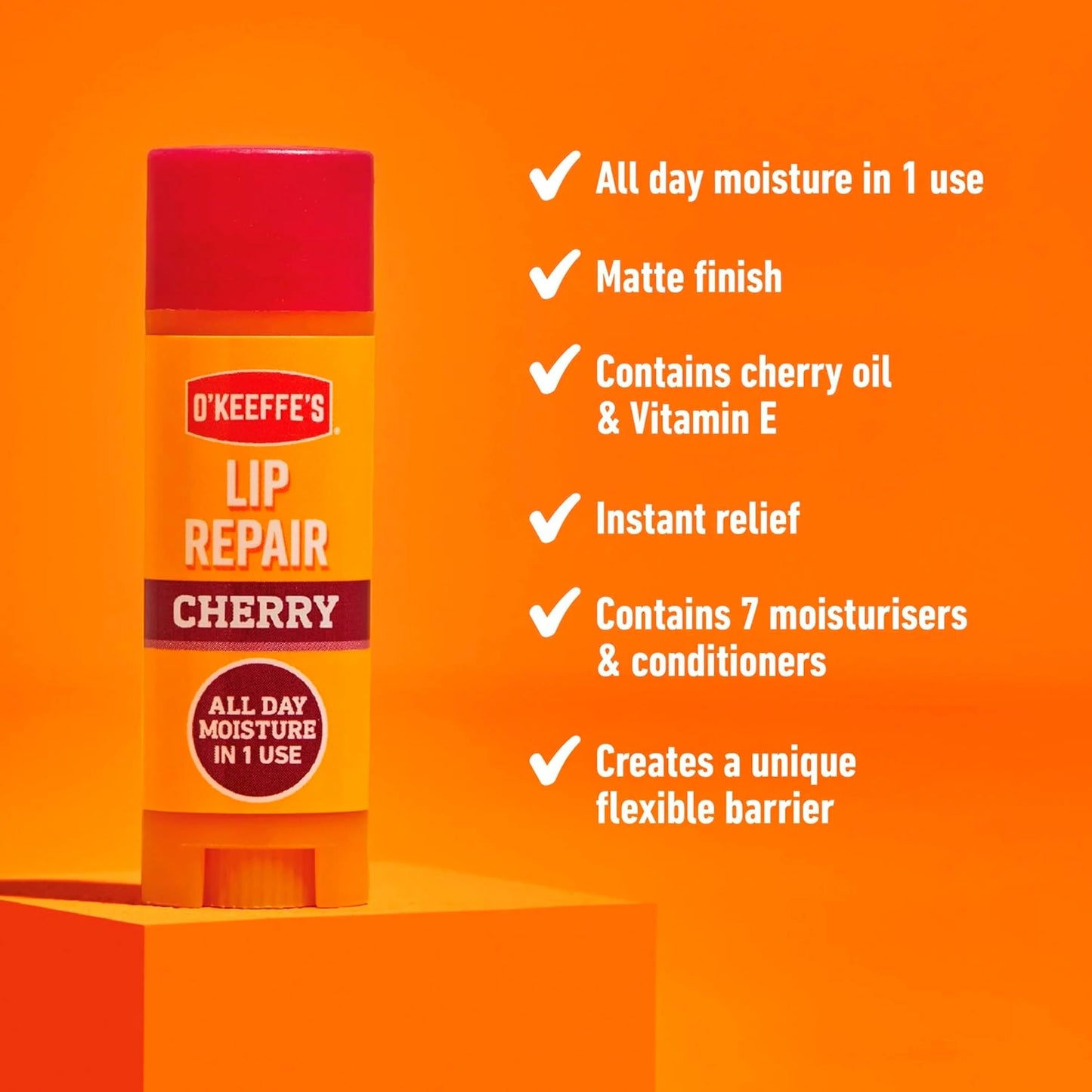 Lip Repair Lip Balm - Cherry 4.2g by O'KEEFFE'S