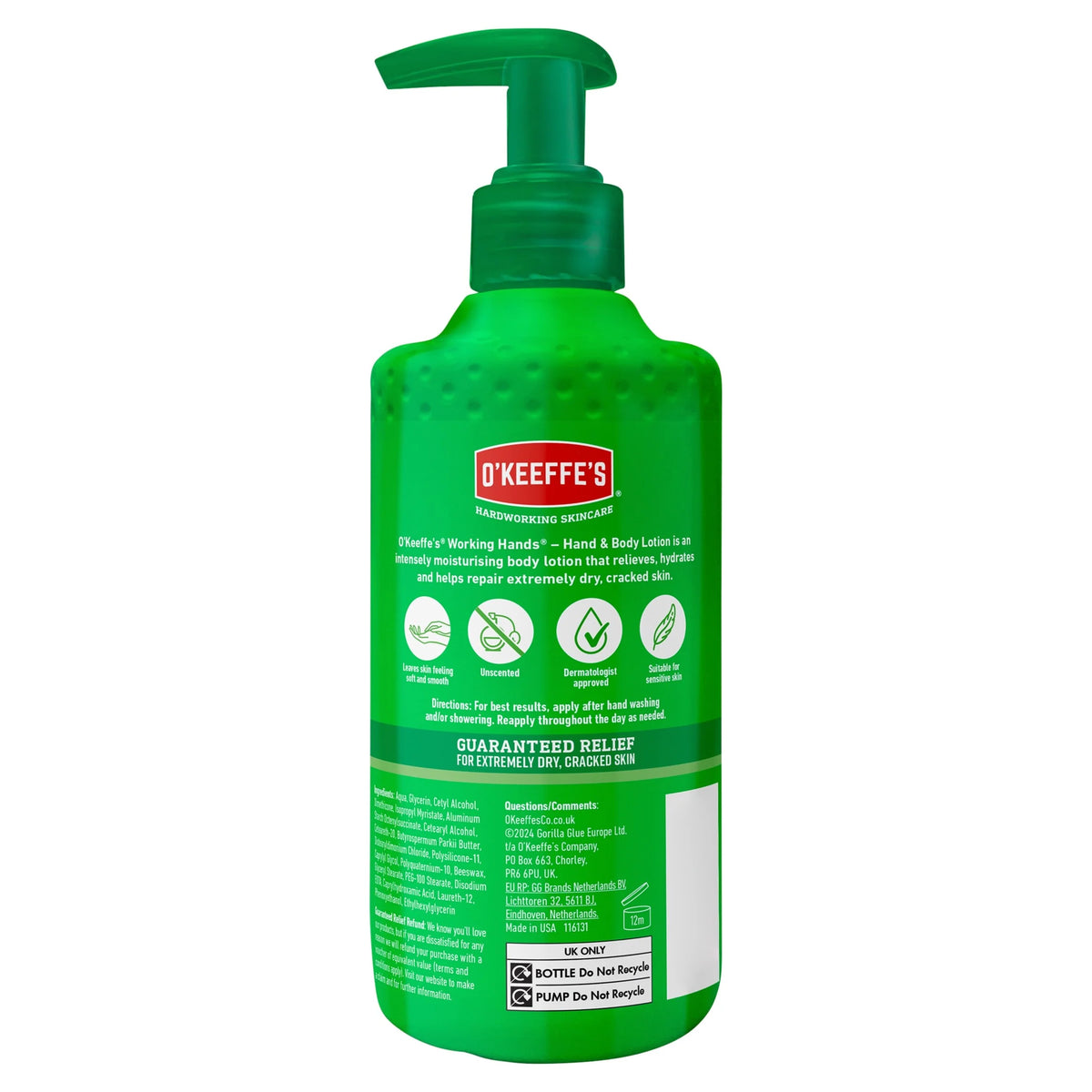 Working Hands Hand And Body Lotion by O'KEEFFE'S