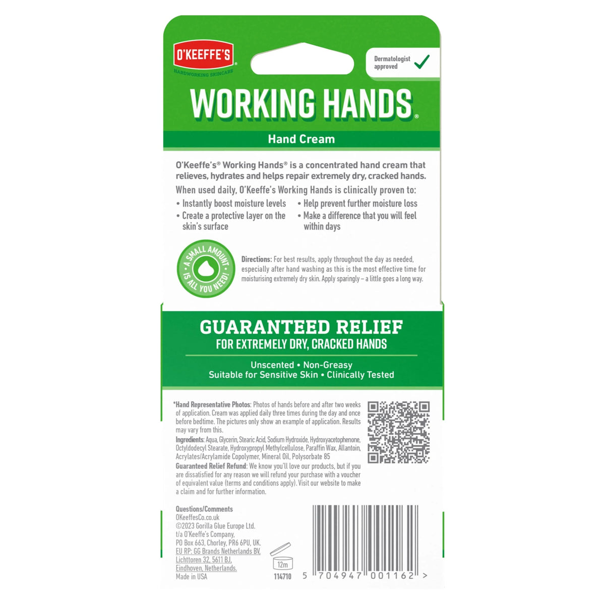 O'keeffe's Working Hands Hand Cream 96g by O KEEFFES