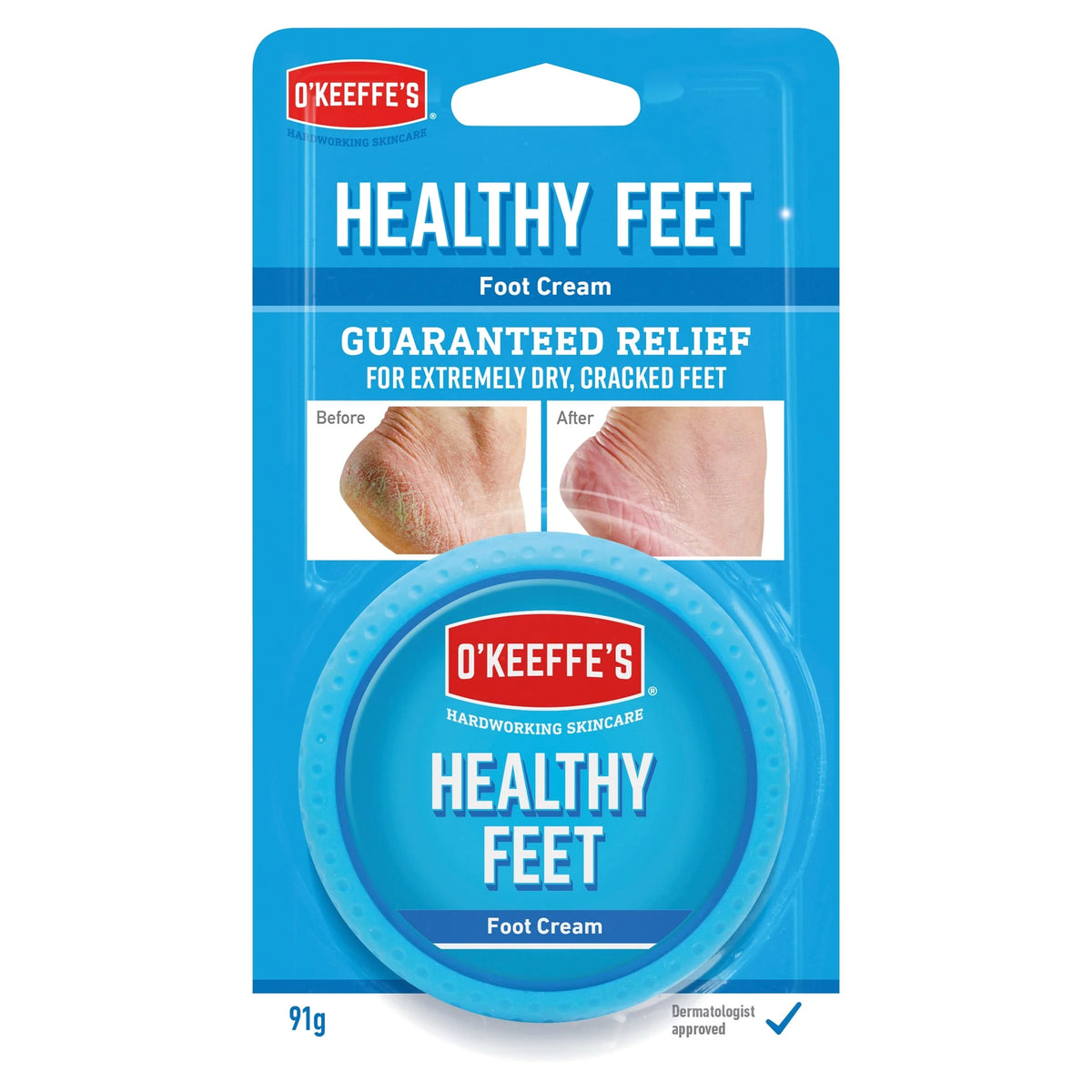 O'keeffees Healthy Foot Cream Jar 91g by DUMMY