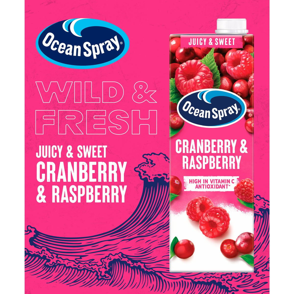 Cranberry & Raspberry Juice Drink by OCEAN SPRAY