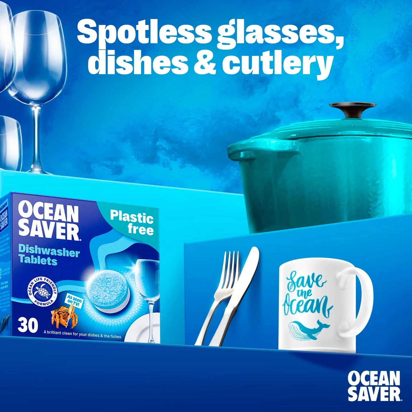 Oceansaver Plastic Free Eco Dishwasher by OCEAN SAVER