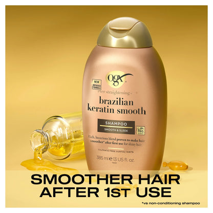 Brazilian Keratin Smooth Shampoo For Dry by OGX
