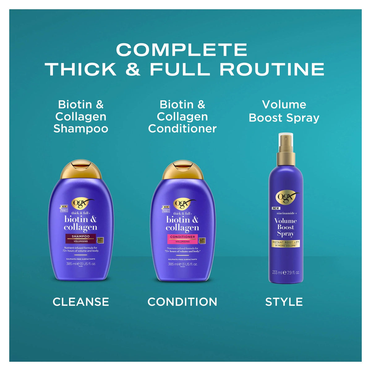 Niacinamide + Volume Boost Spray 233ml by OGX