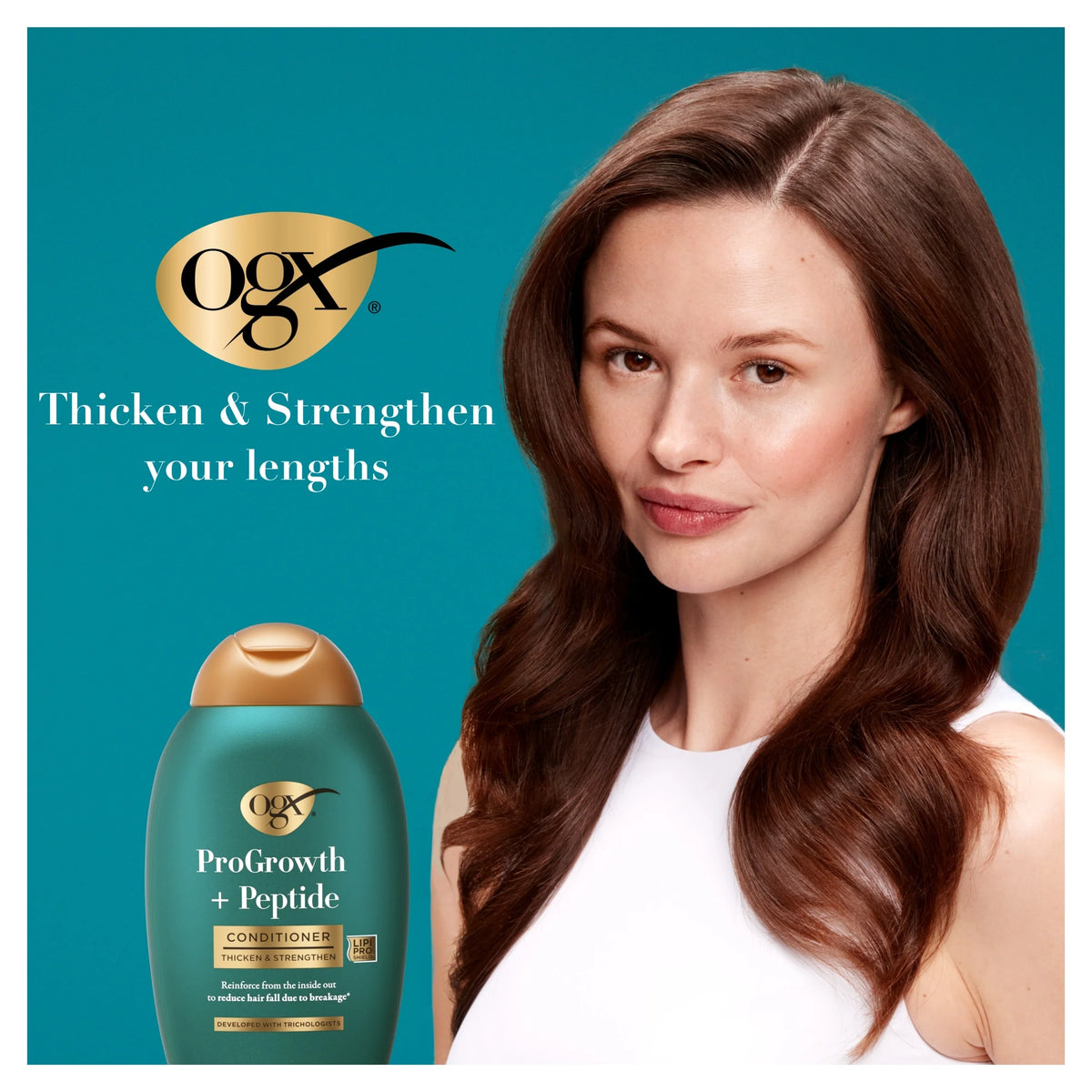 Pro Growth + Peptide Conditioner 385ml by OGX