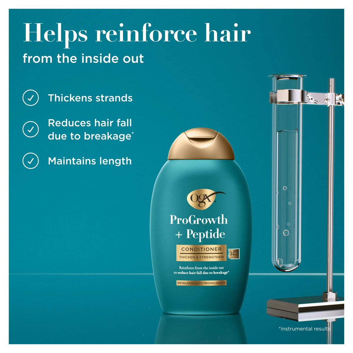 Pro Growth + Peptide Conditioner 385ml by OGX