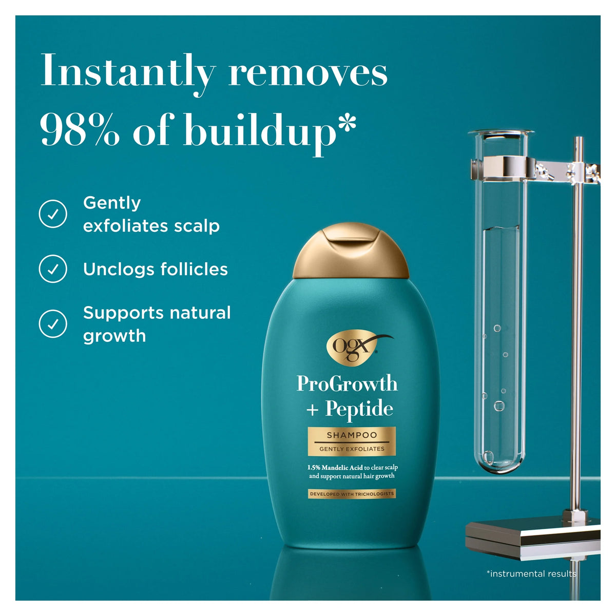 Pro Growth + Peptide Shampoo 385ml by OGX