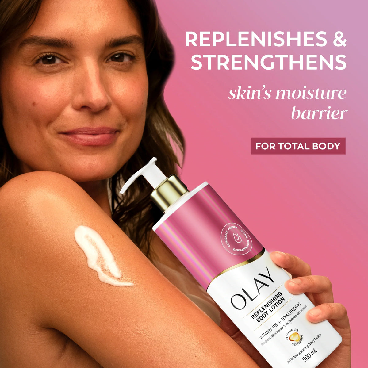 Replenishing Body Lotion 500ml by OLAY at The British Vault