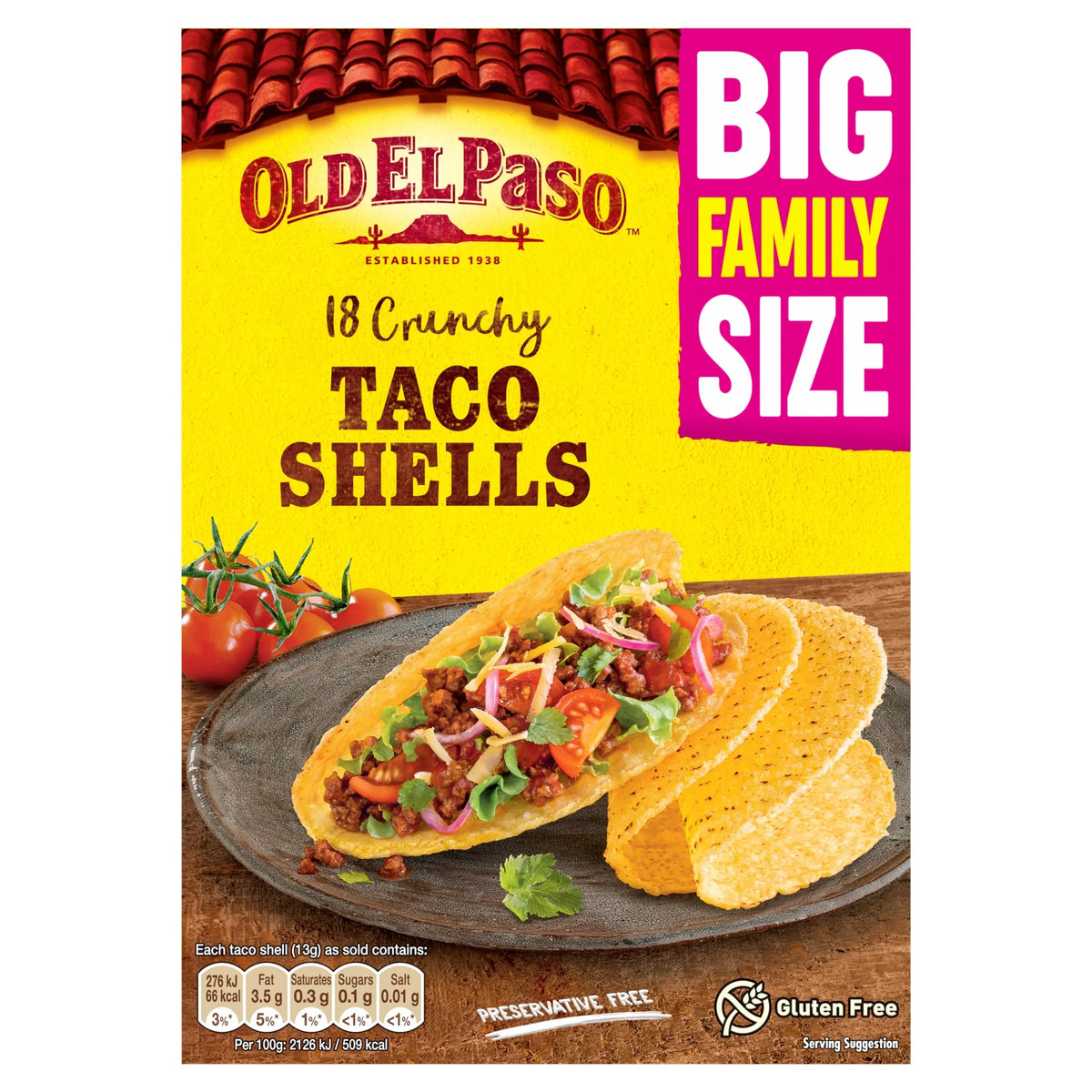 18 Crunchy Taco Shells Family by OLD EL Paso