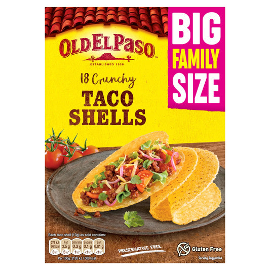 18 Crunchy Taco Shells Family by OLD EL Paso