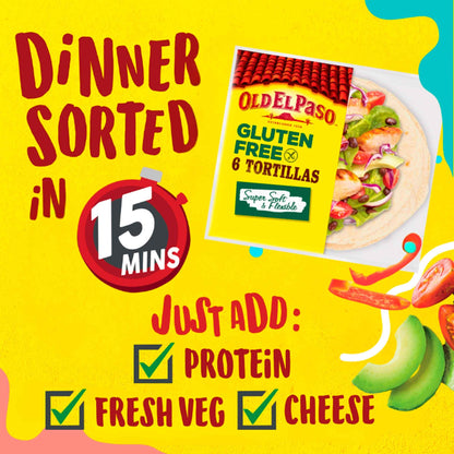6 Regular Gluten Free Tortilla by OLD EL Paso