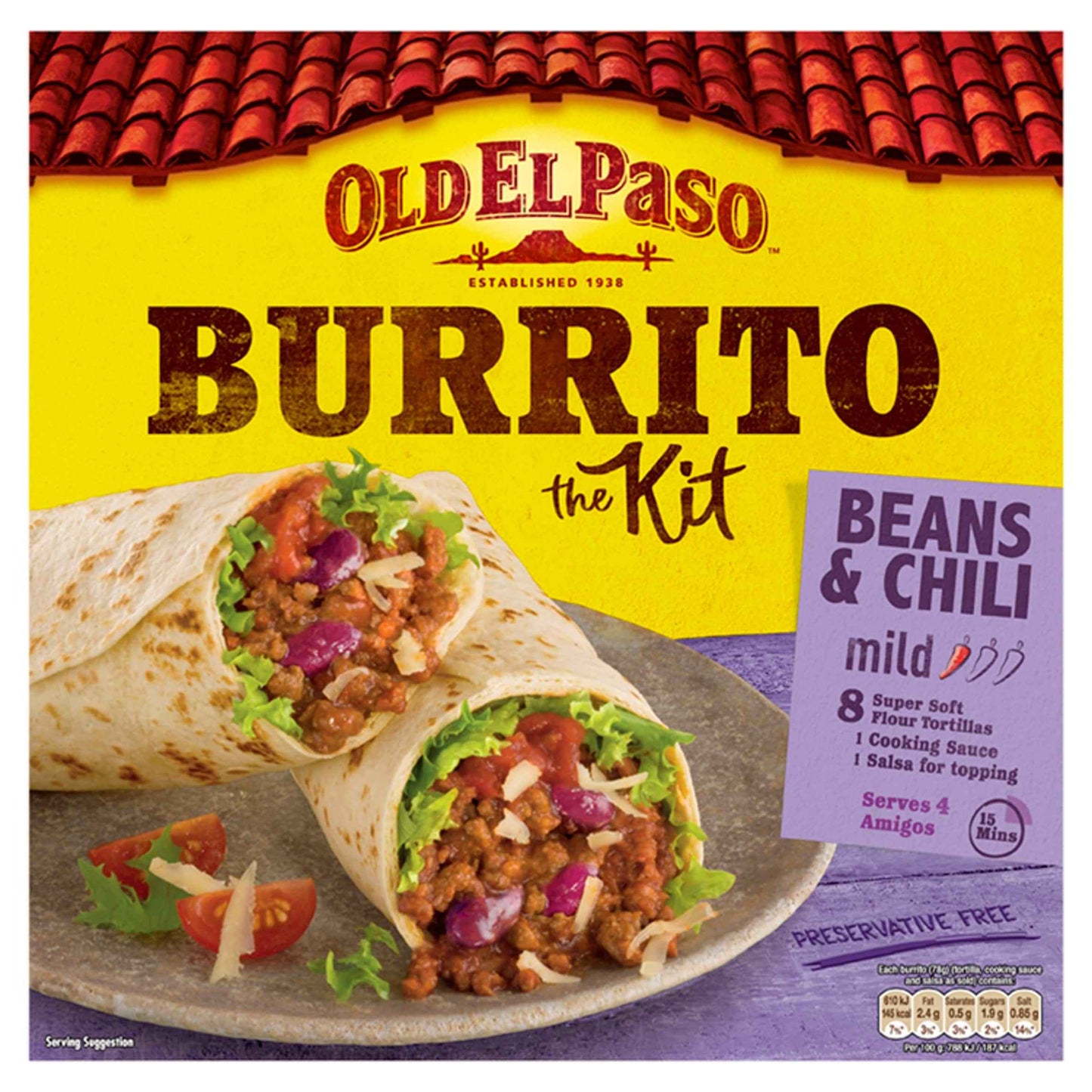 Burrito Dinner Kit 620g by OLD EL Paso