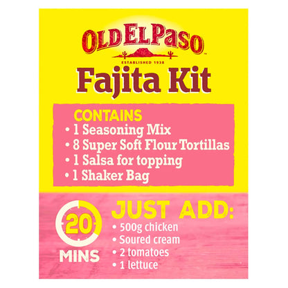 Crispy Chicken Fajita Kit 555g by OLD EL Paso
