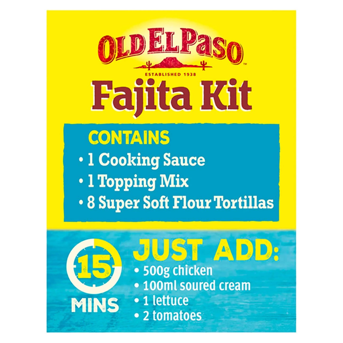 Extra Mild Fajita Dinner Kit 476g by OLD EL Paso