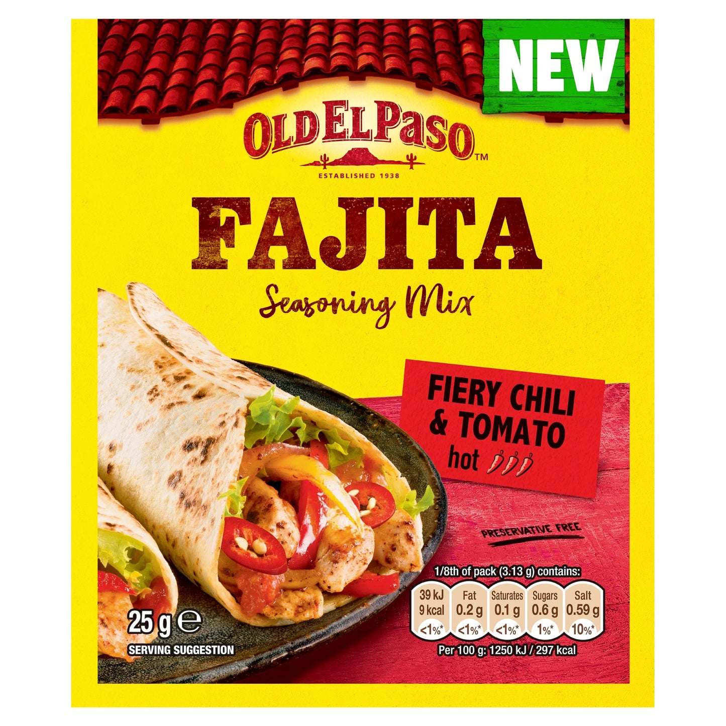 Fajita Fiery Chili & Tomato Hot by OLD EL Paso