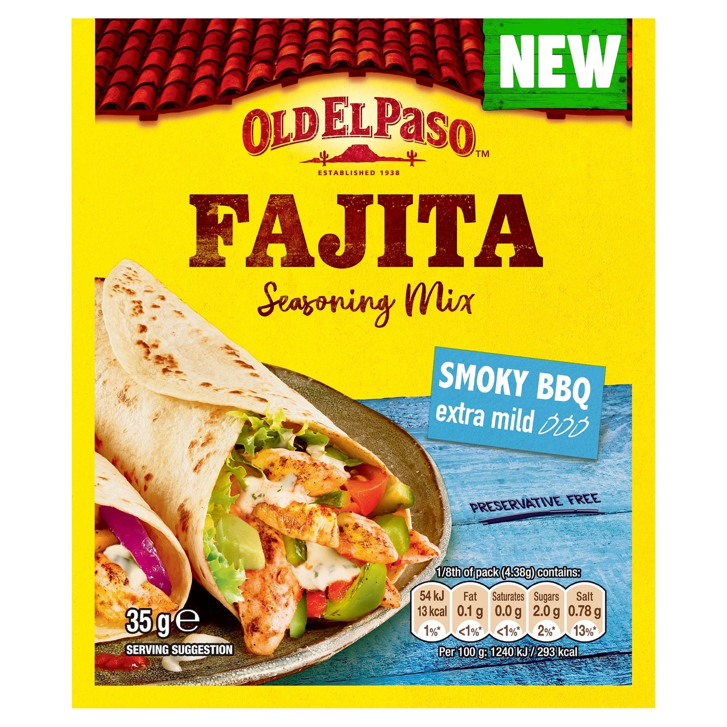 Fajita Smoky Bbq Extra Mild by OLD EL Paso