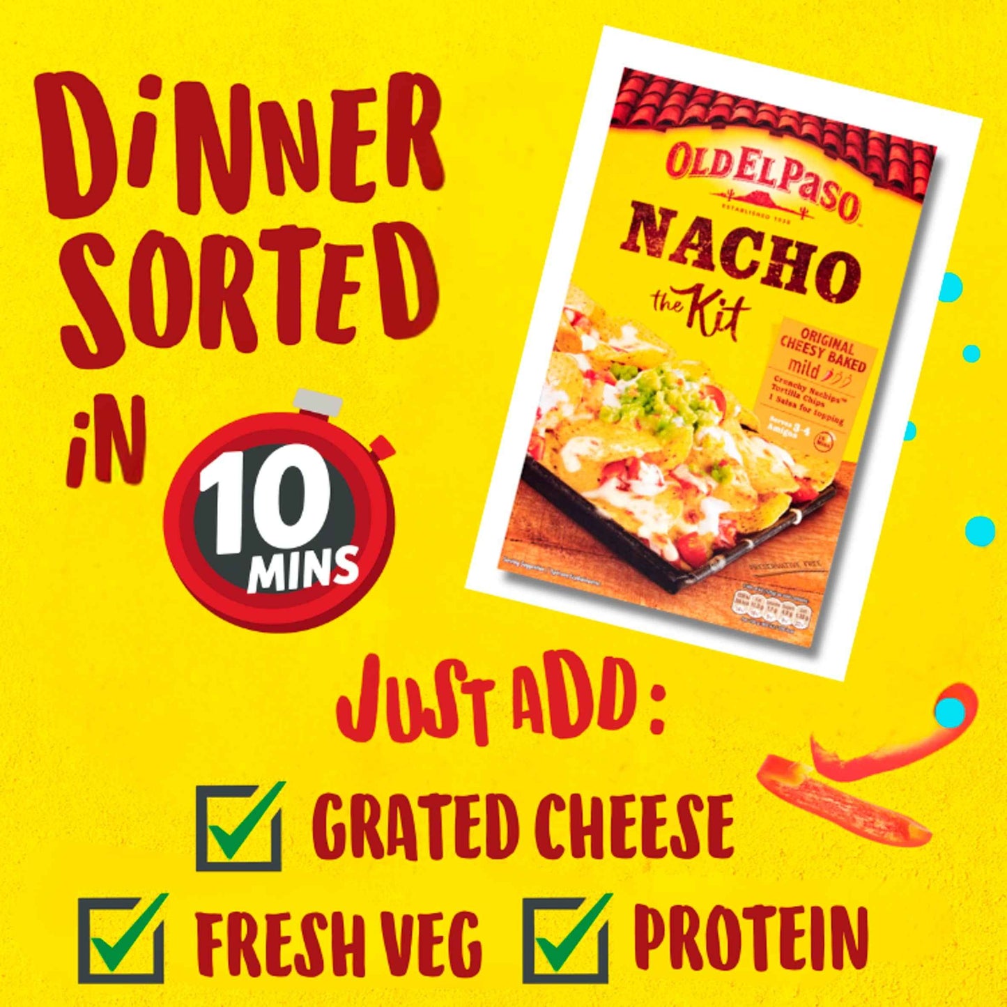 Original Cheesy Baked Nacho Kit by OLD EL Paso