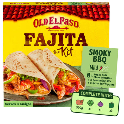 Smoky Bbq Fajita Dinner Kit 500g by OLD EL Paso
