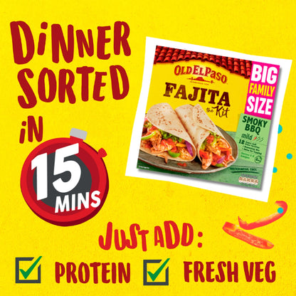 Smoky Bbq Family Fajita Kit 750g by OLD EL Paso