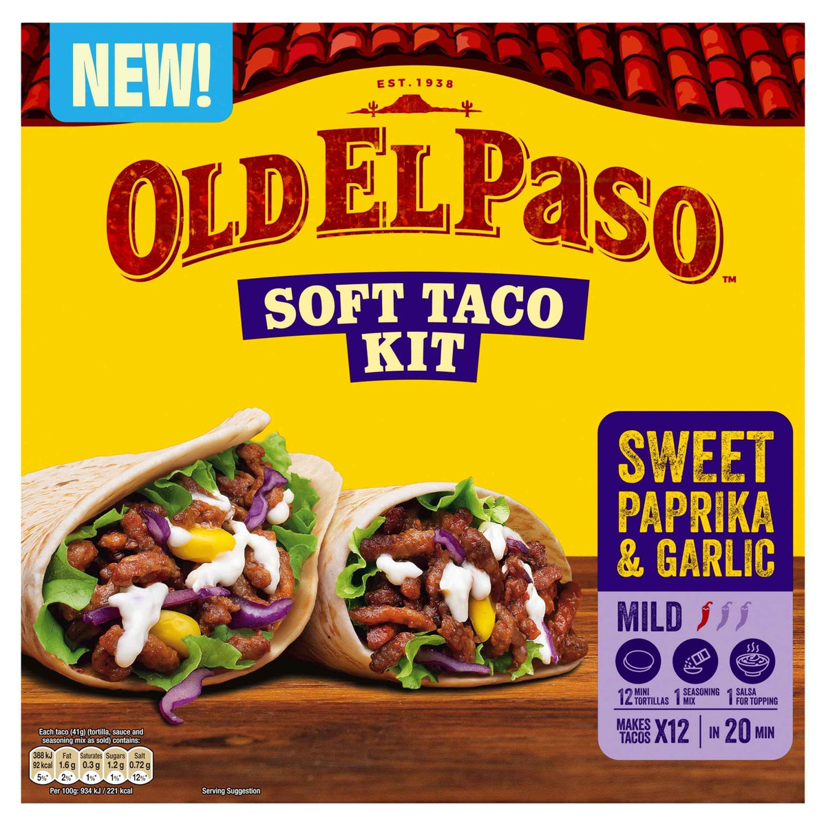 Soft Taco Kit Sweet Paprika & by OLD EL Paso