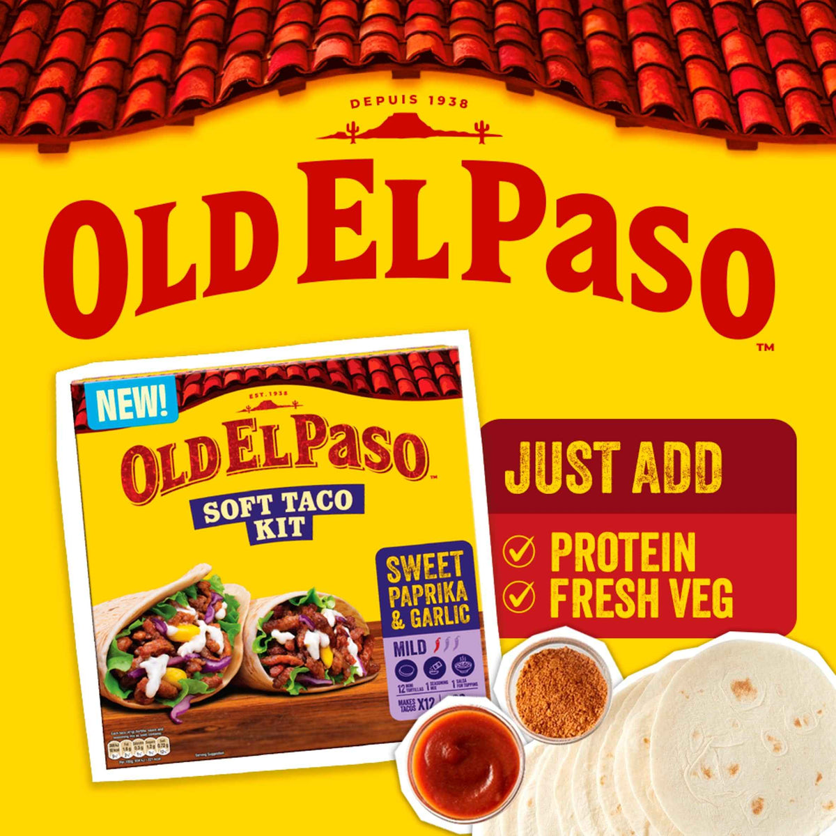 Soft Taco Kit Sweet Paprika & by OLD EL Paso