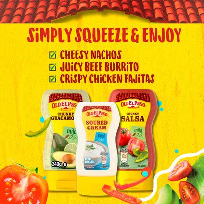 Squeezy Chunky Guacamole 240g by OLD EL Paso