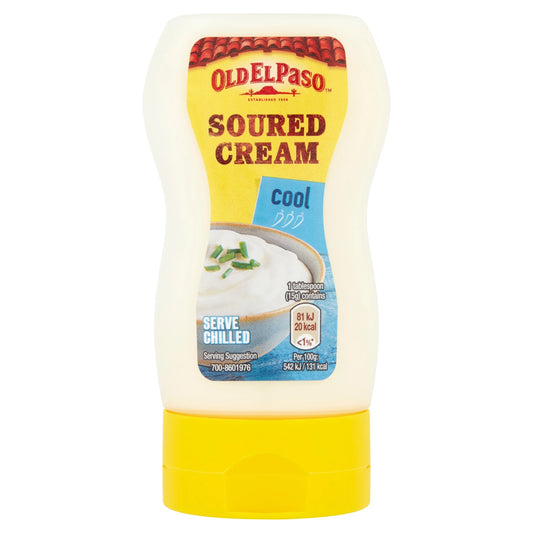 Squeezy Sour Cream 230g by OLD EL Paso